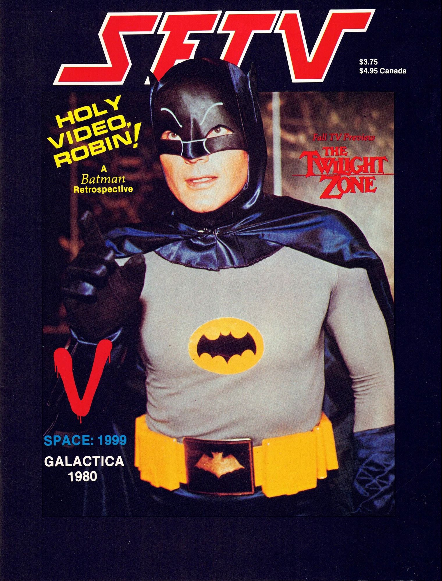 SFTV magazine side cover Issue 5  June 1985