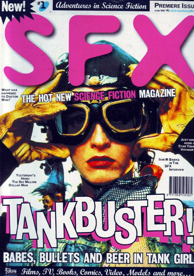 SFX magazine side cover Issue 1 June 1995
