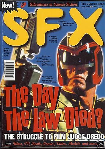 SFX magazine side cover Issue 2 July 1995