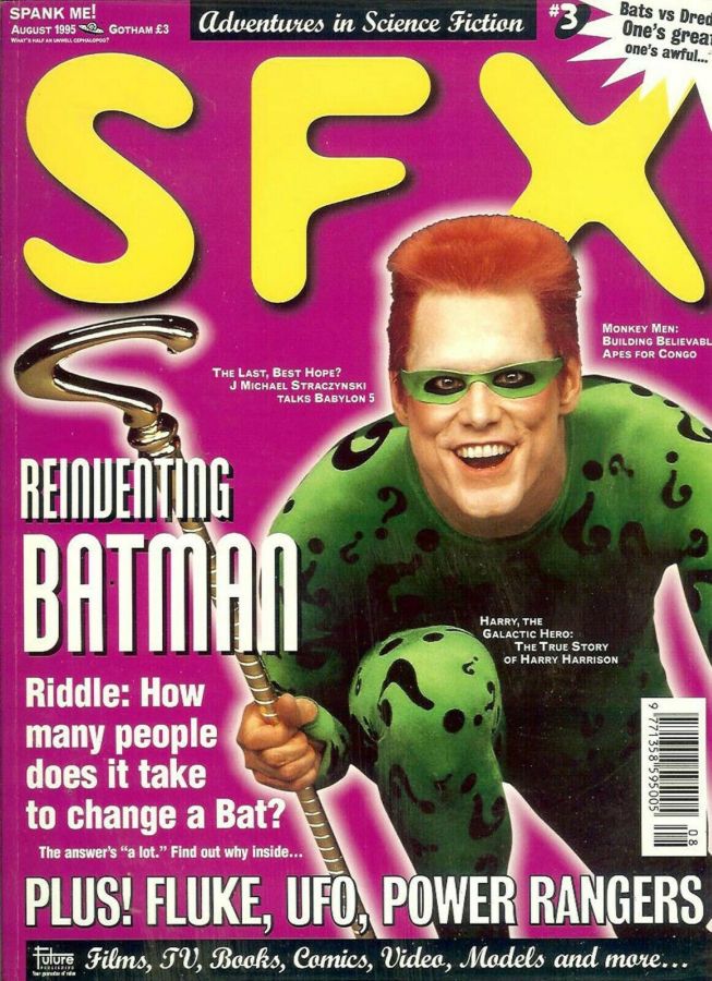 SFX magazine side cover Issue 3 August 1995