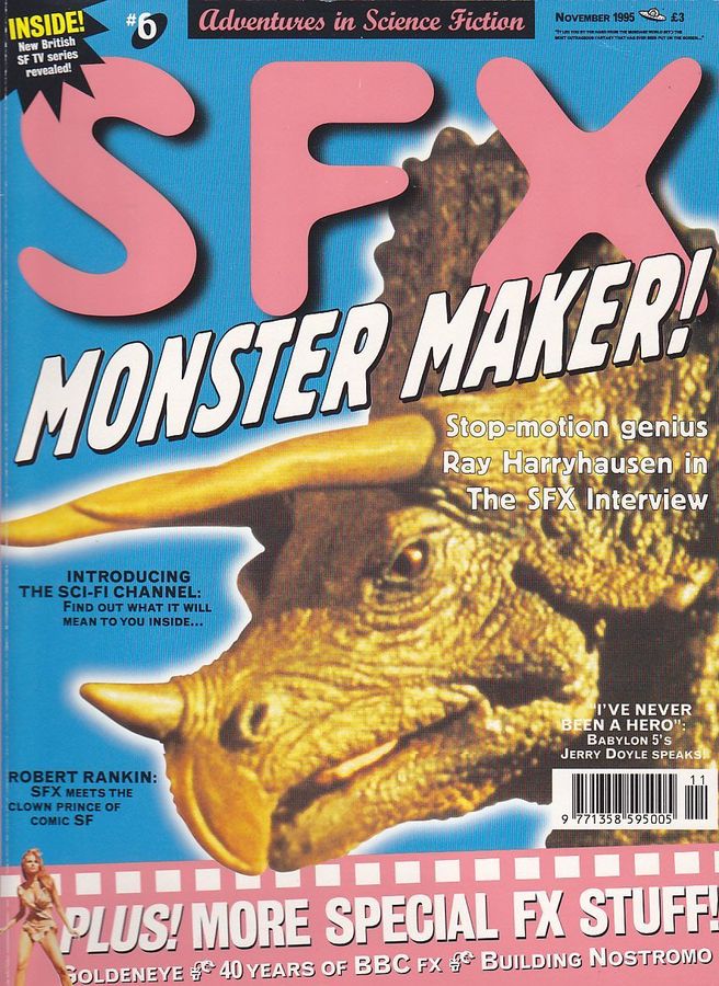 SFX magazine side cover Issue 6 November 1995
