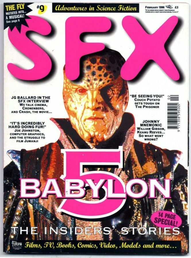SFX magazine side cover Issue 9 February 1996