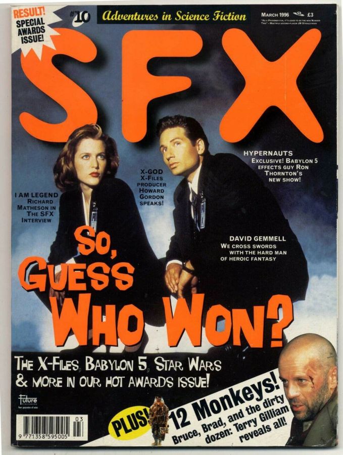 SFX magazine side cover Issue 10 March 1996