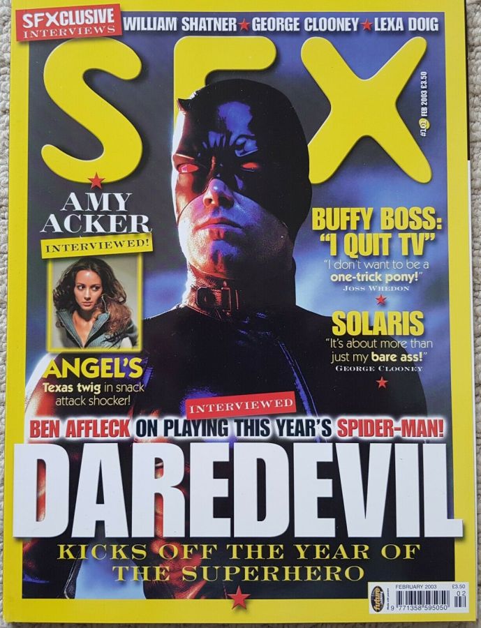 SFX magazine side cover Issue 101 February 2003