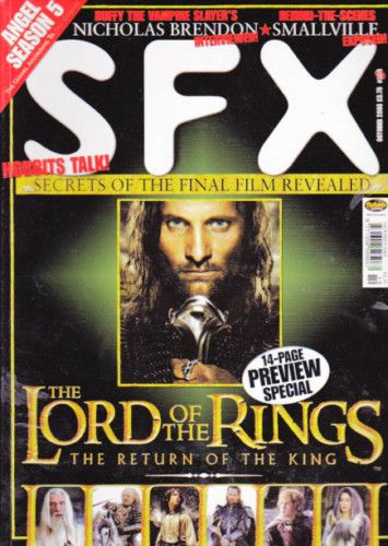 SFX magazine side cover Issue 109 October 2003