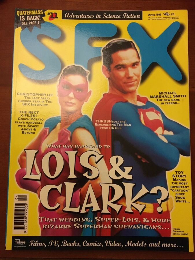 SFX magazine side cover Issue 11 April 1996