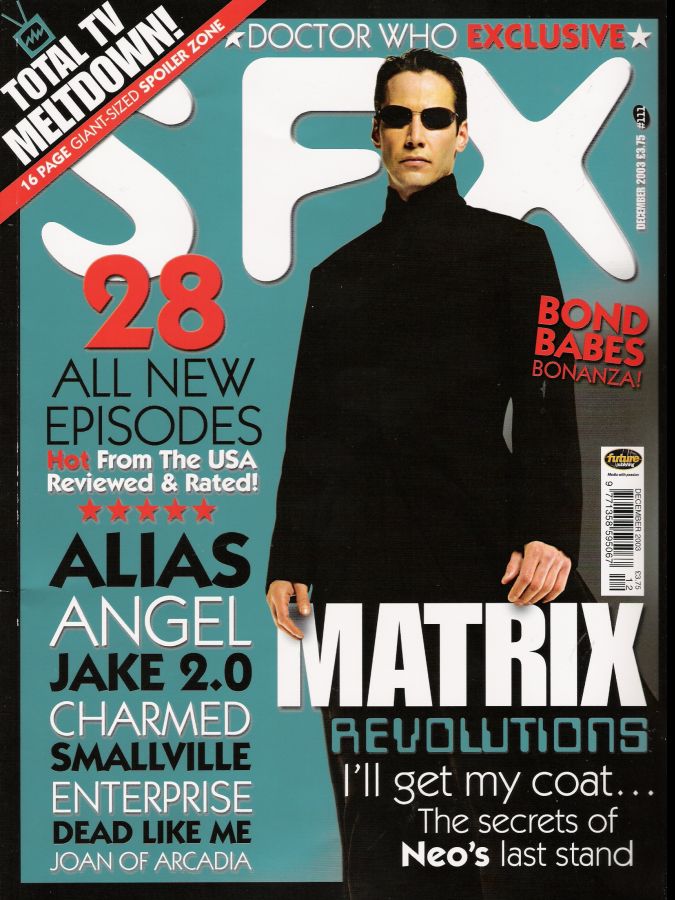 SFX magazine side cover Issue 111 December 2003