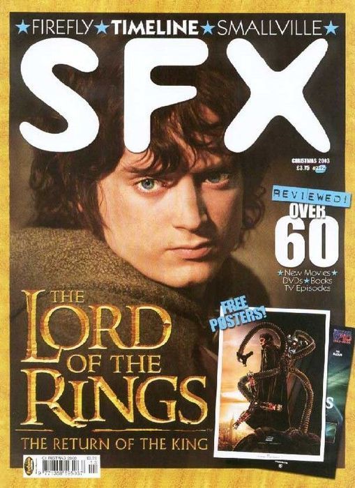 SFX magazine side cover Issue 112 Christmas-December 2003