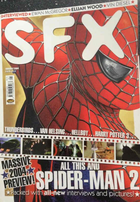 SFX magazine side cover Issue 113 January 2004