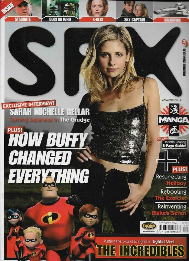 SFX magazine side cover Issue 124 December 2004