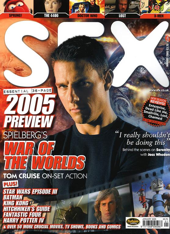 SFX magazine side cover Issue 126 January 2005