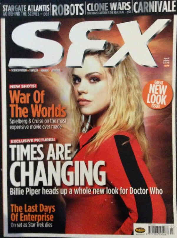 SFX magazine side cover Issue 129 April 2005