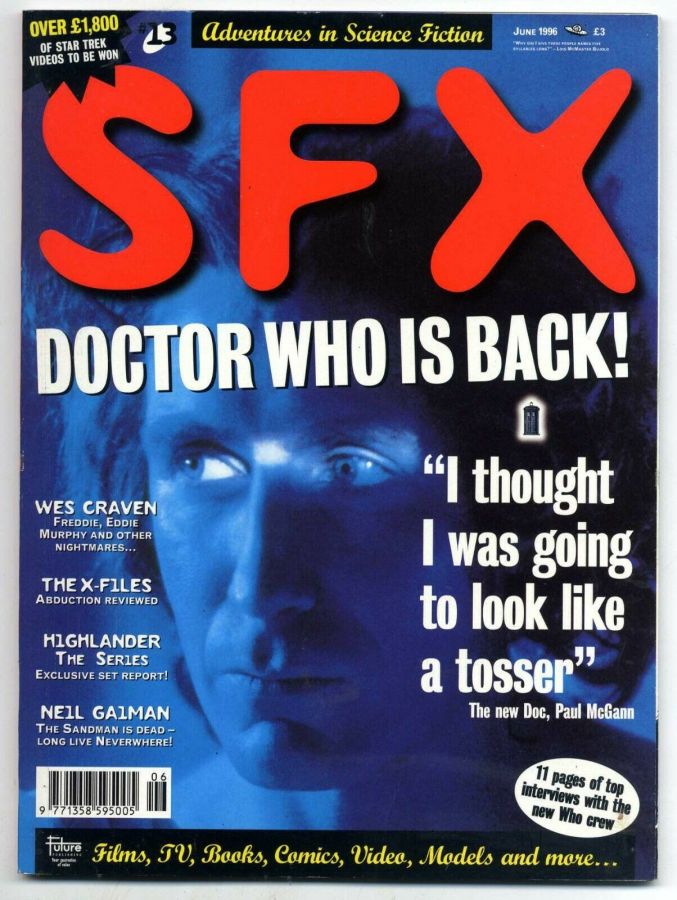 SFX magazine side cover Issue 13 June 1996