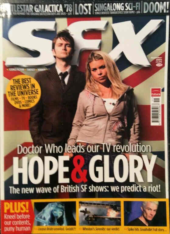 SFX magazine side cover Issue 136 November 2005