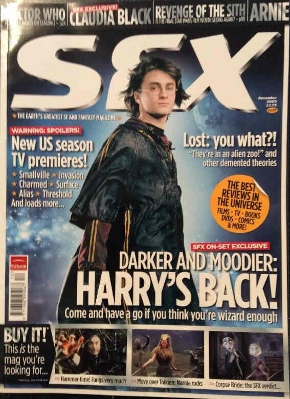 SFX magazine side cover Issue 137 December 2005