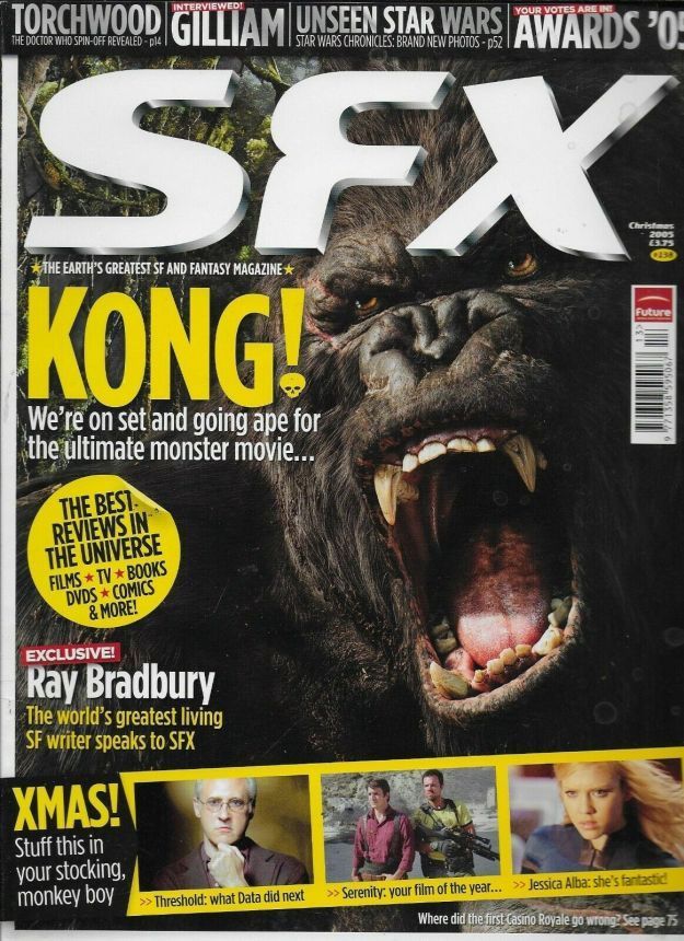 SFX magazine side cover Issue 138 Christmas-December 2005
