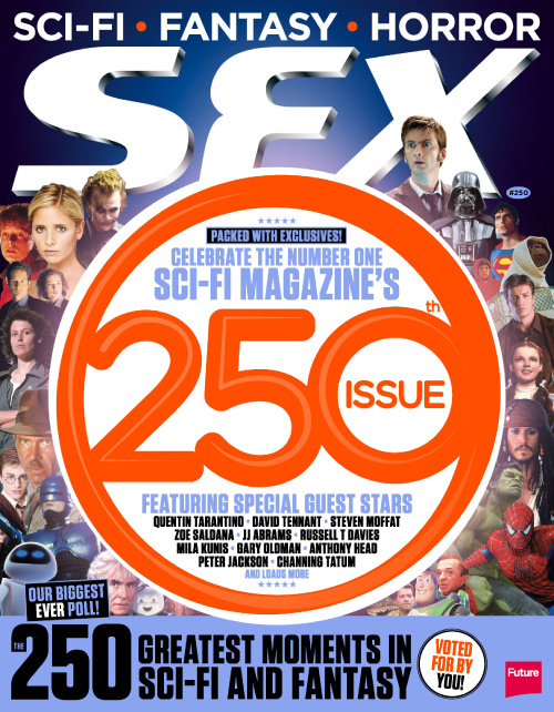 SFX magazine side cover Issue 250 August 2014