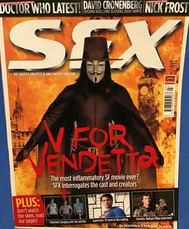 SFX magazine side cover Issue 141 March 2006