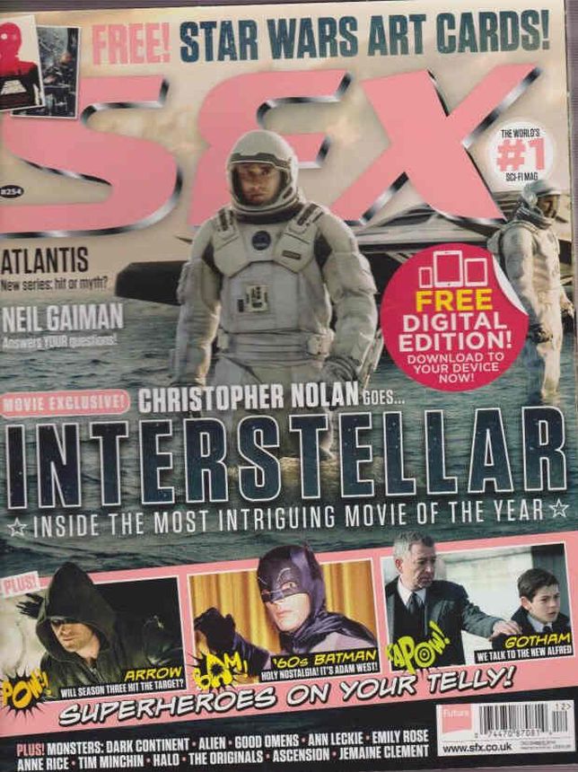 SFX magazine side cover Issue 254 December 2014