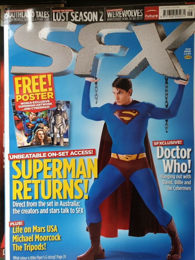 SFX magazine side cover Issue 144 June 2006