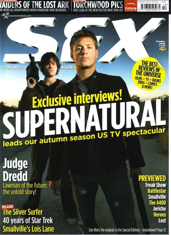 SFX magazine side cover Issue 148 October 2006