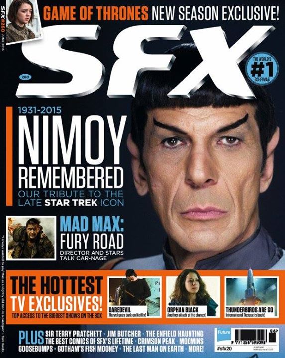 SFX magazine side cover Issue 260 June 2015