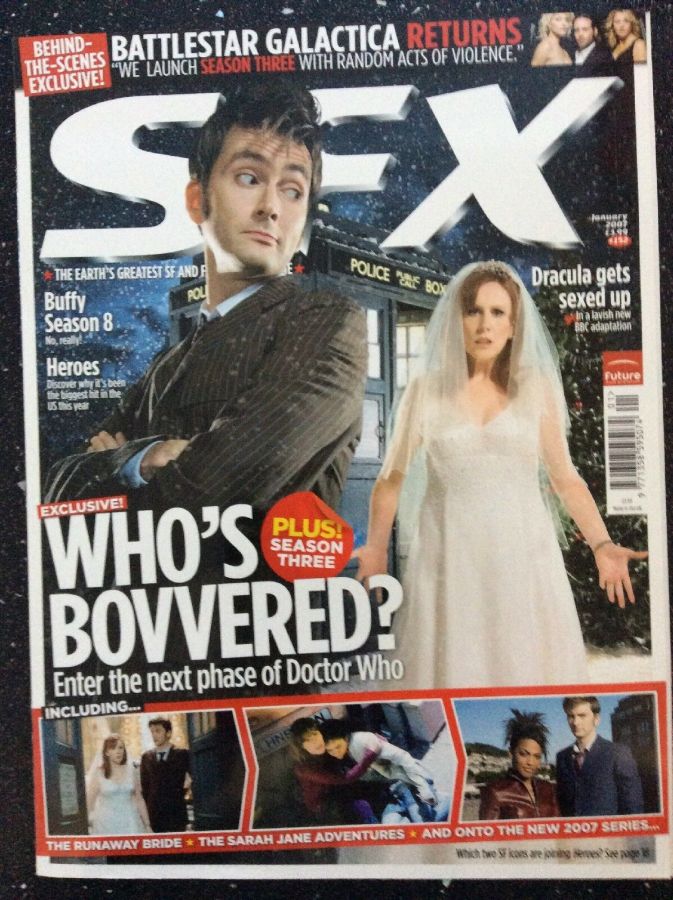 SFX magazine side cover Issue 152 January 2007