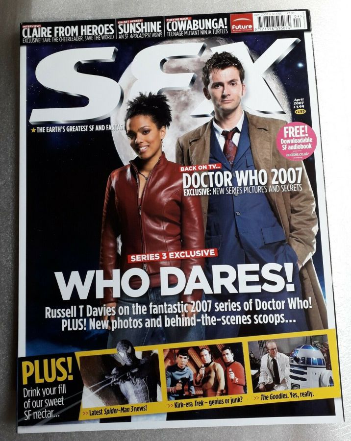 SFX magazine side cover Issue 155 April 2007