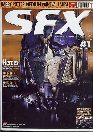 SFX magazine side cover Issue 159 August 2007