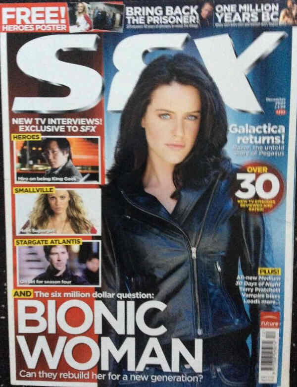 SFX magazine side cover Issue 163 December 2007