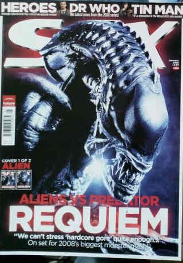 SFX magazine side cover Issue 165 January 2008