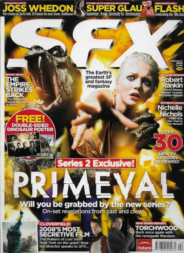 SFX magazine side cover Issue 166 February 2008