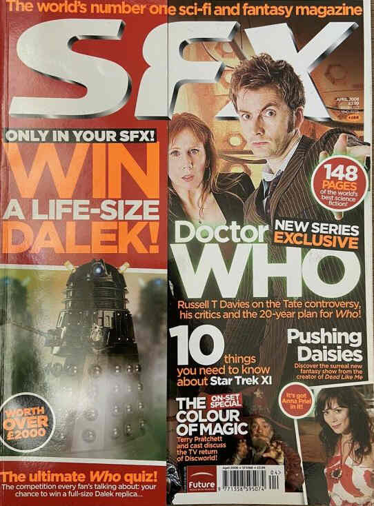 SFX magazine side cover Issue 168 April 2008