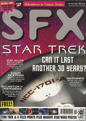 SFX magazine side cover Issue 17 October 1996