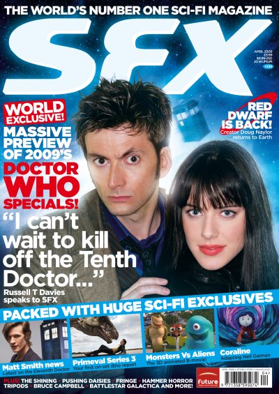 SFX magazine side cover Issue 181 April 2009