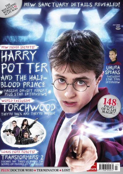 SFX magazine side cover Issue 184 July 2009