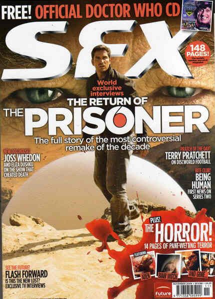 SFX magazine side cover Issue 188 November 2009