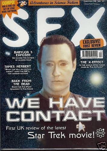 SFX magazine side cover Issue 20 Christmas-December 1996