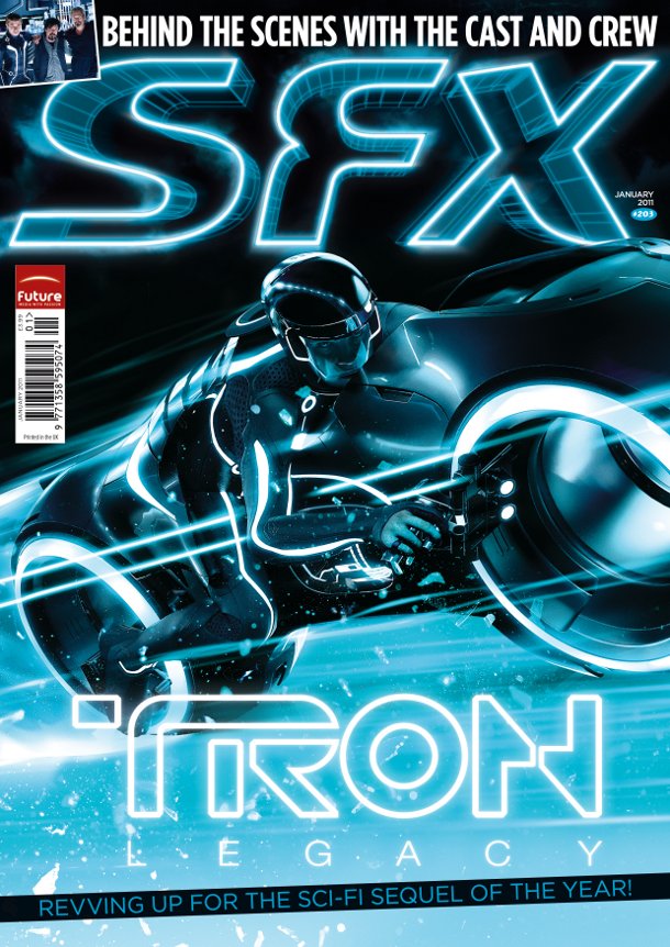 SFX magazine side cover Issue 203 January 2011