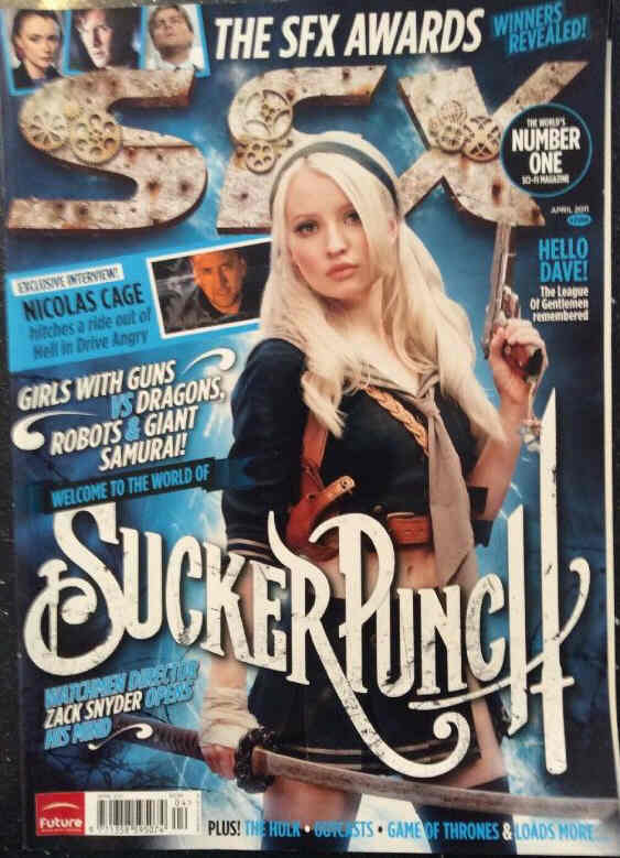 SFX magazine side cover Issue 206 April 2011