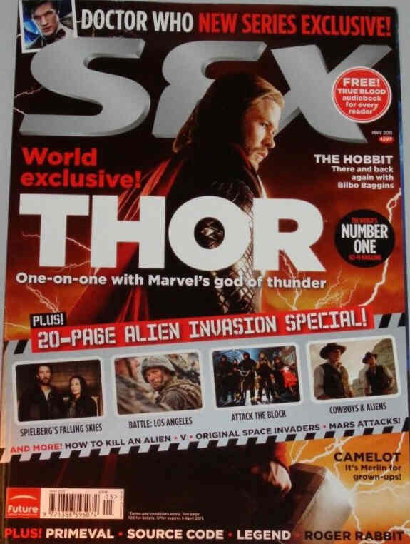 SFX magazine side cover Issue 207 May 2011