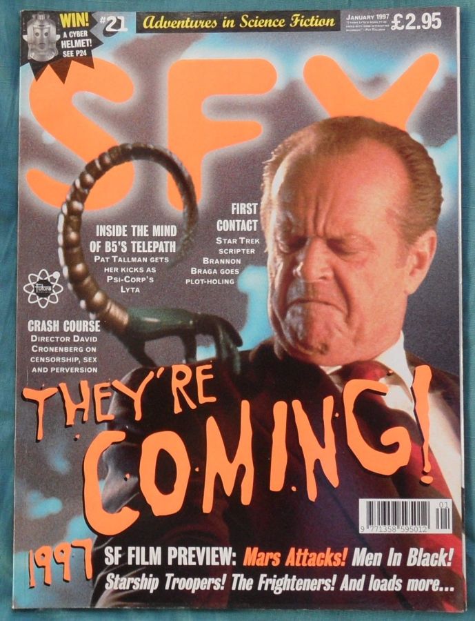 SFX magazine side cover Issue 21 January 1997