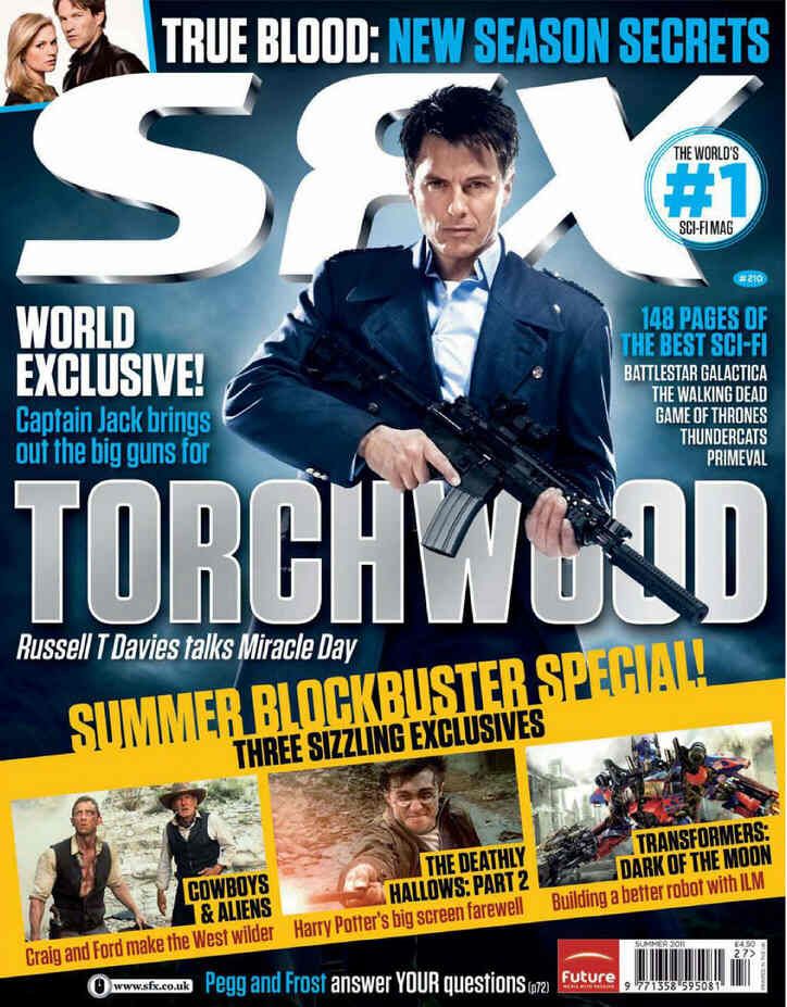 SFX magazine side cover Issue 210 Summer/August 2011