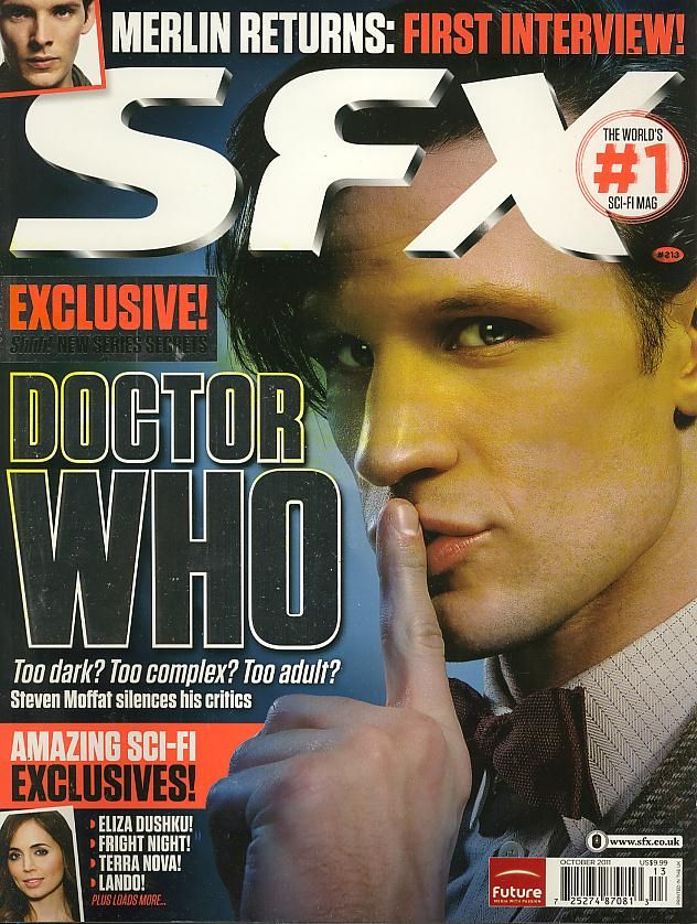SFX magazine side cover Issue 213 October 2011