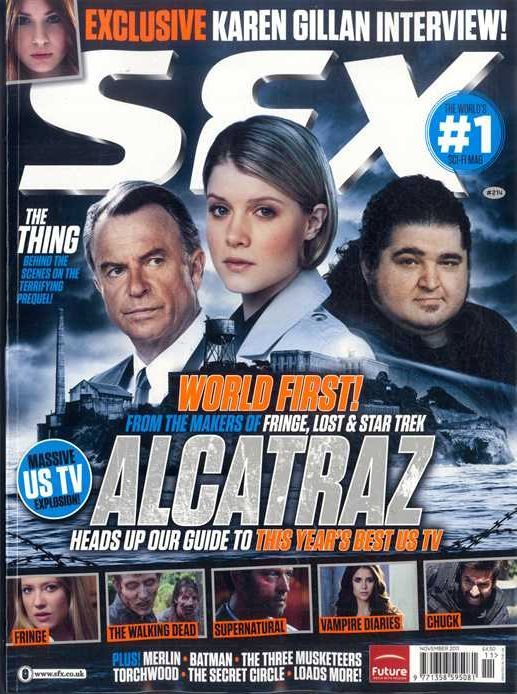 SFX magazine side cover Issue 214 November 2011