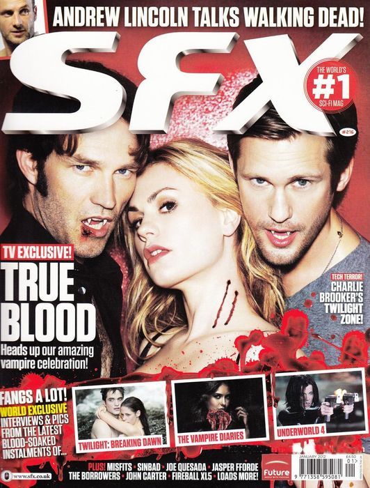 SFX magazine side cover Issue 216 January 2012