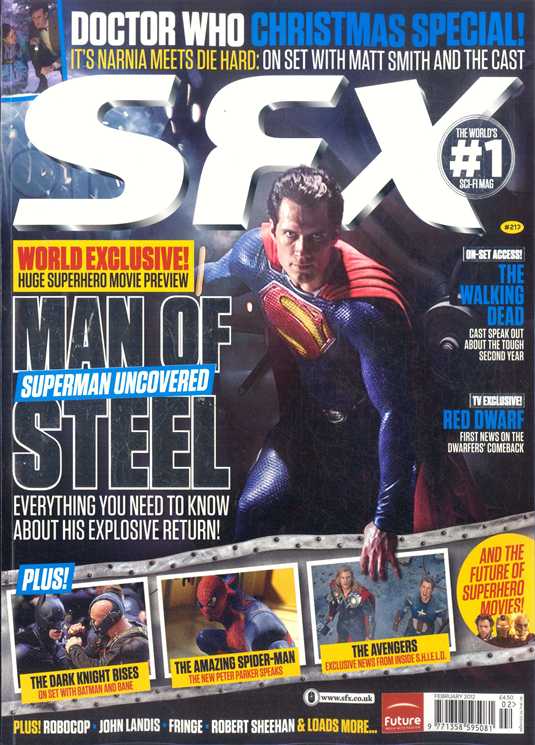SFX magazine side cover Issue 217 February 2012