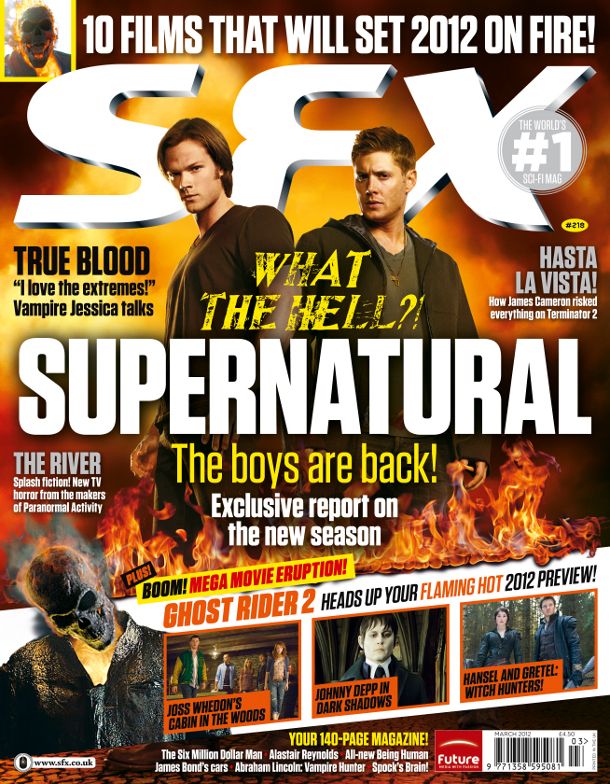 SFX magazine side cover Issue 218 March 2012
