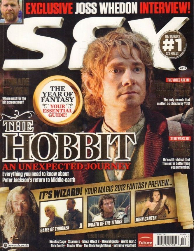 SFX magazine side cover Issue 219 April 2012