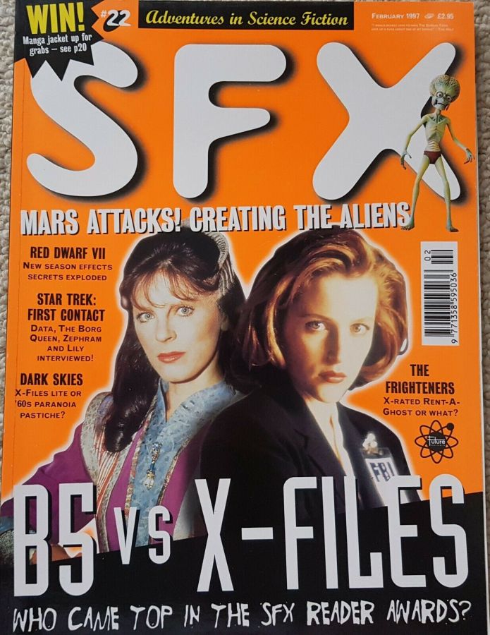 SFX magazine side cover Issue 22 February 1997